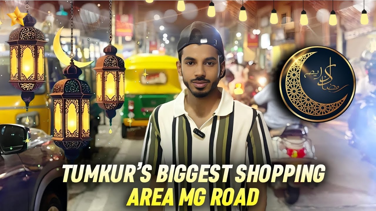 Tumkur’s Biggest shopping area - MG road Tumkur