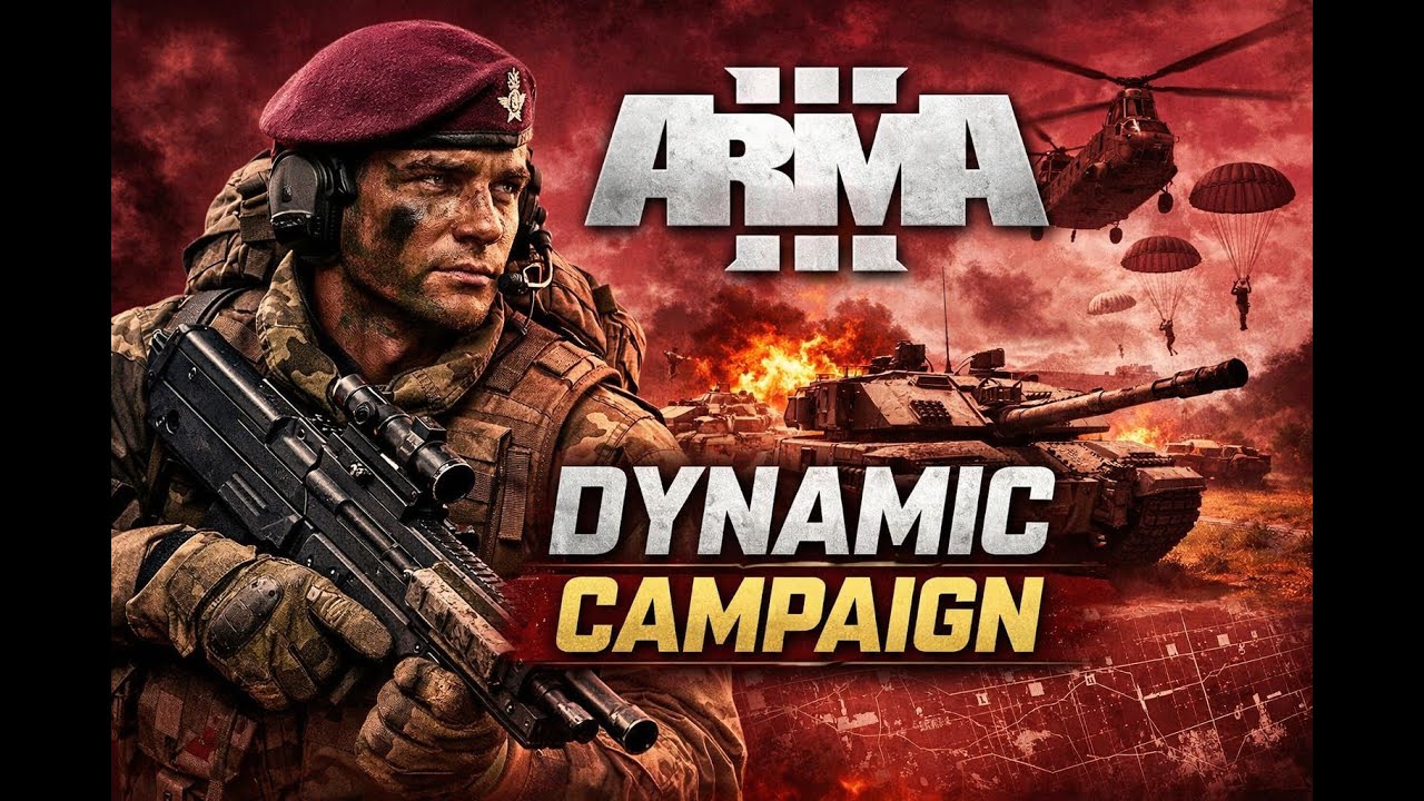 REAL British Paratrooper - Plays Arma 3 Dynamic Campaign