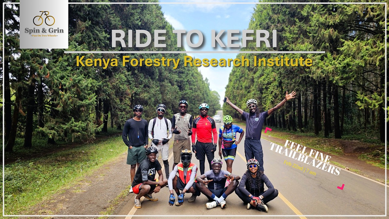 Cycling Nairobi to KEFRI Chilly Sunday Ride with Feel Fine Trailblazers