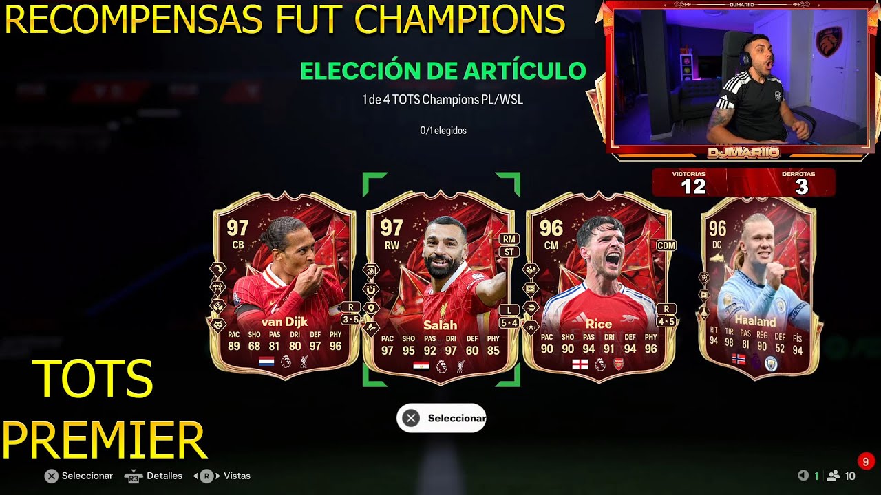 DjMaRiiO REWARDS OF THE FUT CHAMPIONS WITH THE TOTS OF THE PREMIER LEAGUE IN EA SPORTS FC 25