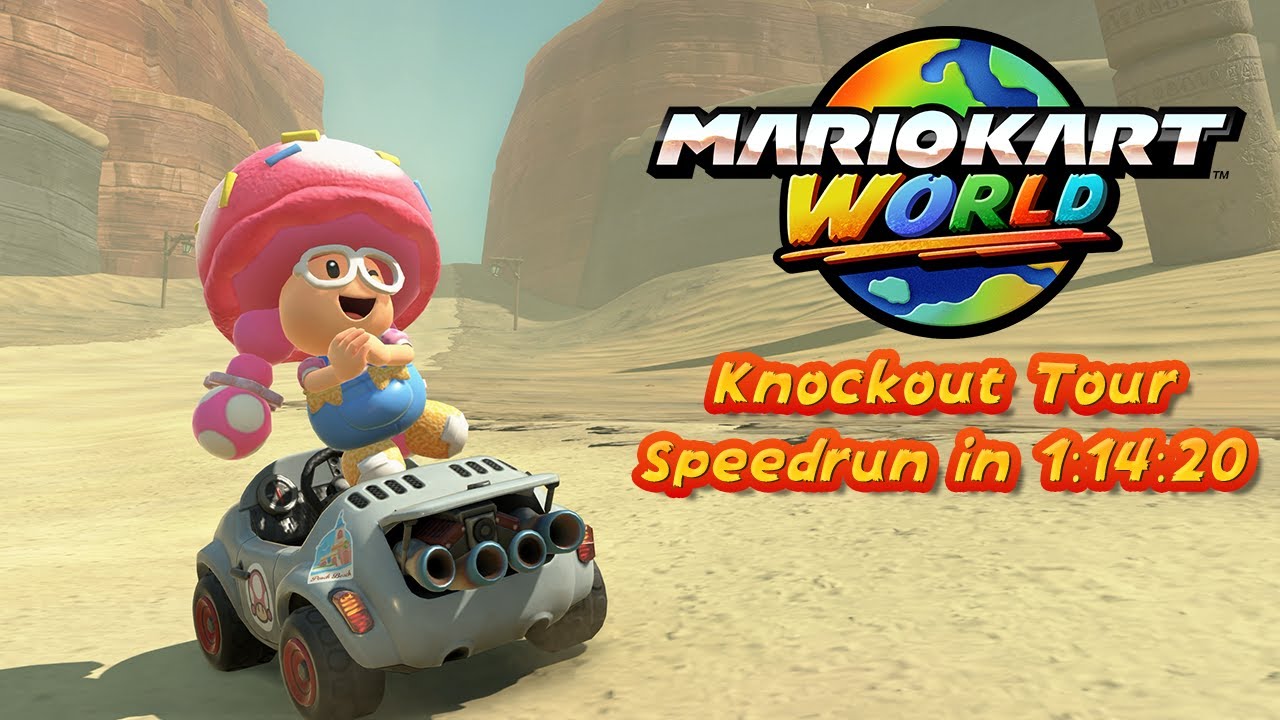 Mario Kart World - Knockout Rally Speedrun in 1:14:20