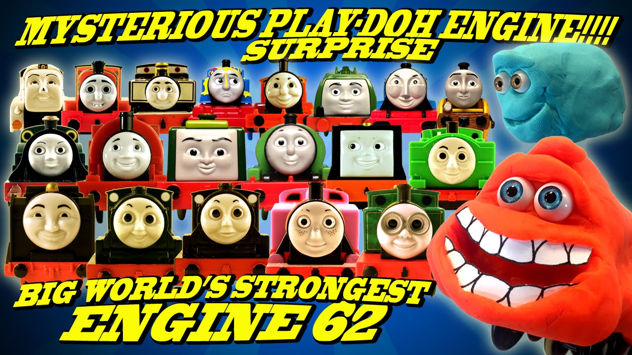 BIG PLAY DOH SURPRISE Thomas and Friends 62 World's Strongest Engine Trackmaster