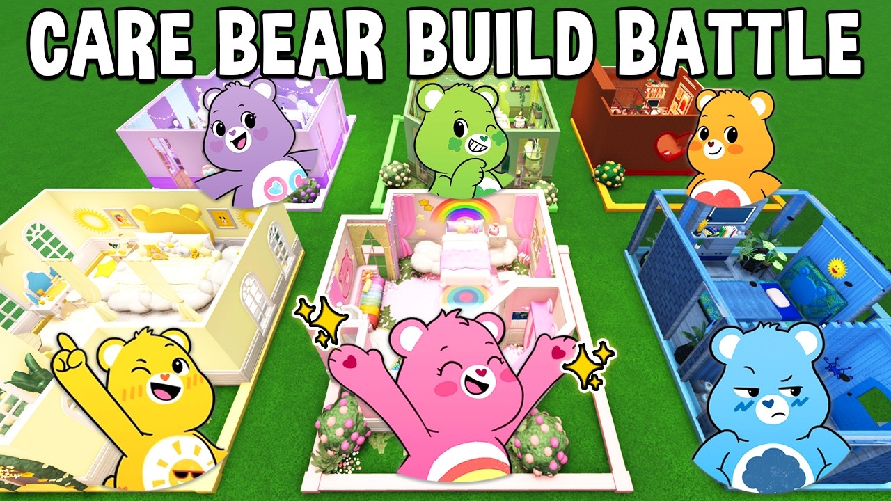MEGA Care Bear Bedroom Build-Off CHALLENGE!