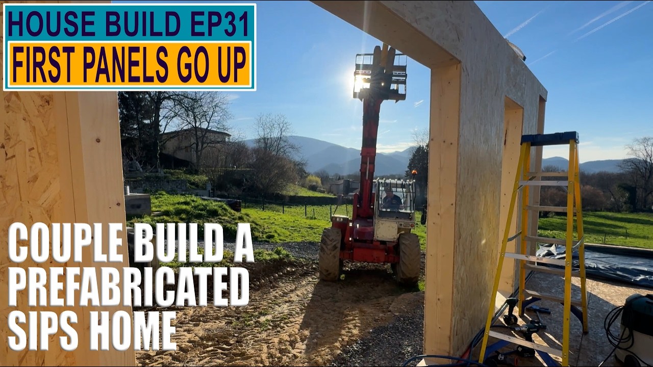 Our First SIPs Panels Go UP | Dream Passive House Build EP31