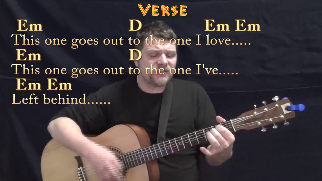 The One I Love (REM) Strum Guitar Cover Lesson with Chords/Lyrics