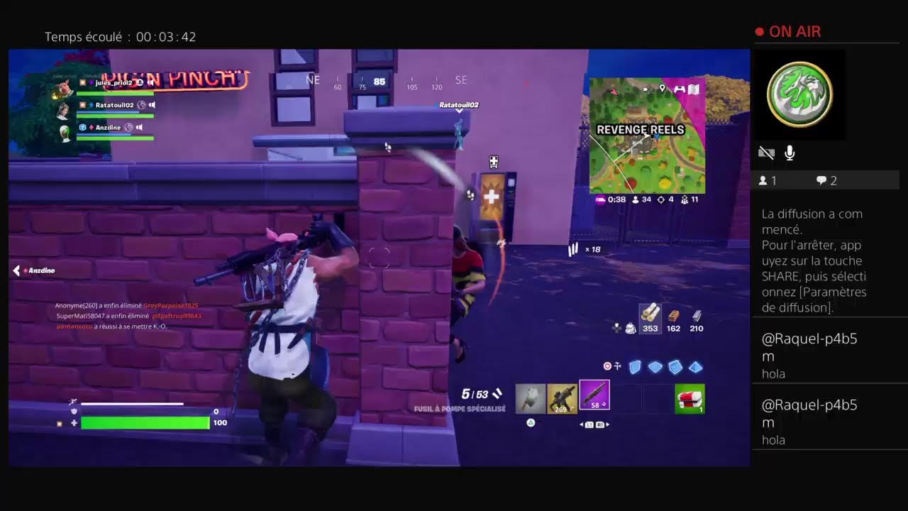 Live fortnite chill