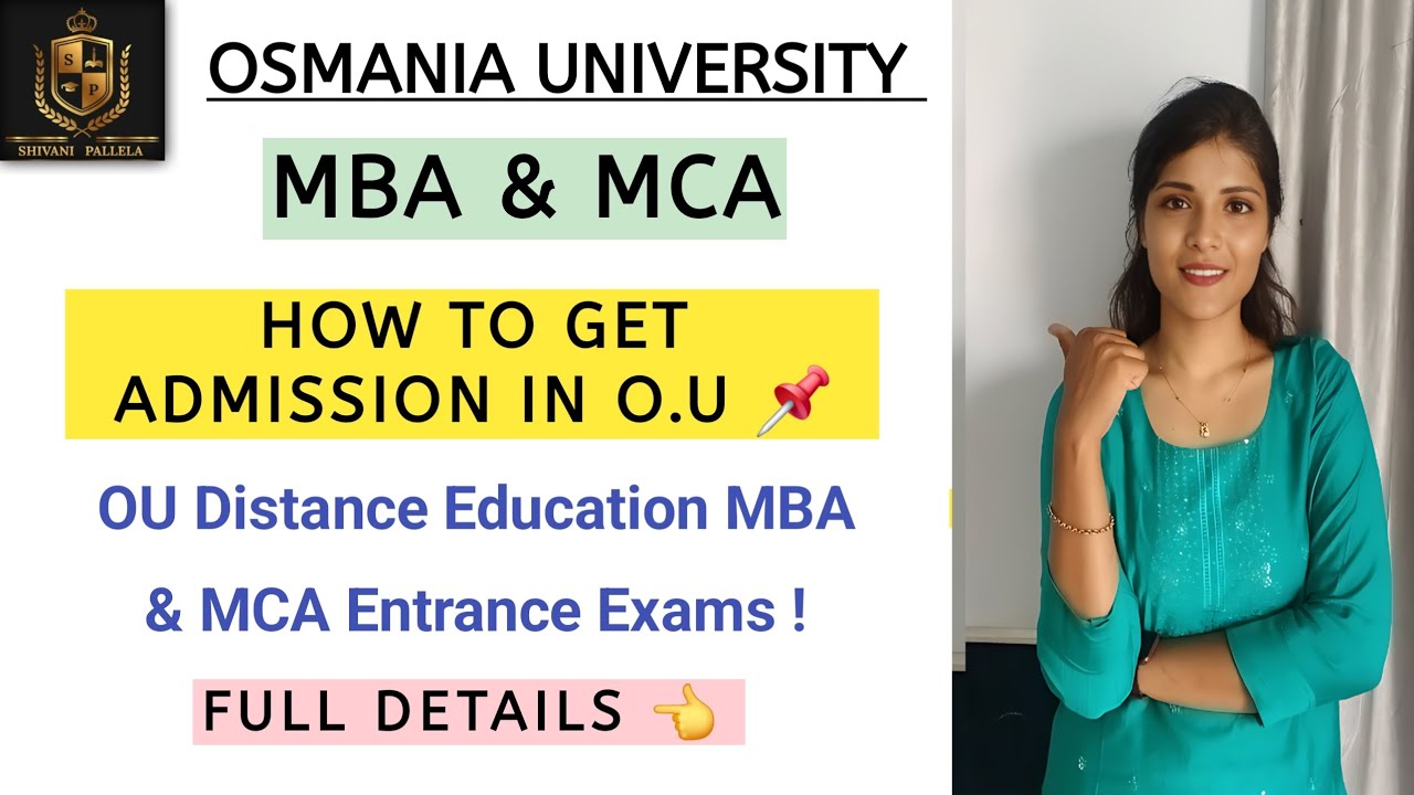 OU Distance Education MBA & MCA Entrance Exams || 2025 || @shivani_pallela @shivanipallela 