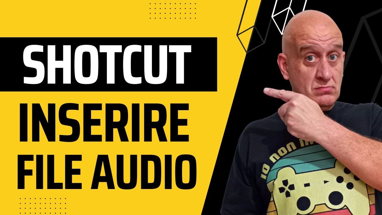Come inserire l'audio in Shotcut | Corso completo Shotcut