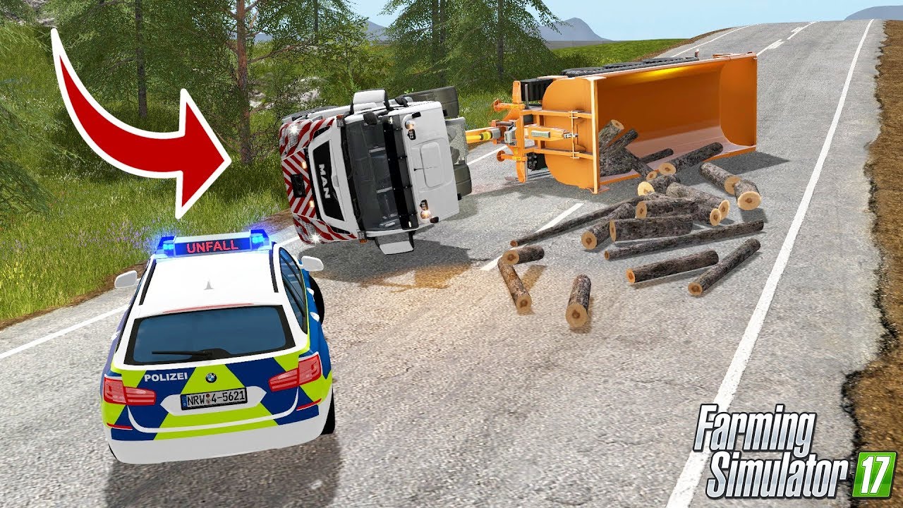 LS17 - Was ist denn hier bei Bauhof Weber passiert? Aufr&auml;umarbeiten nach Sturm und dann Unfall! 🚧💥