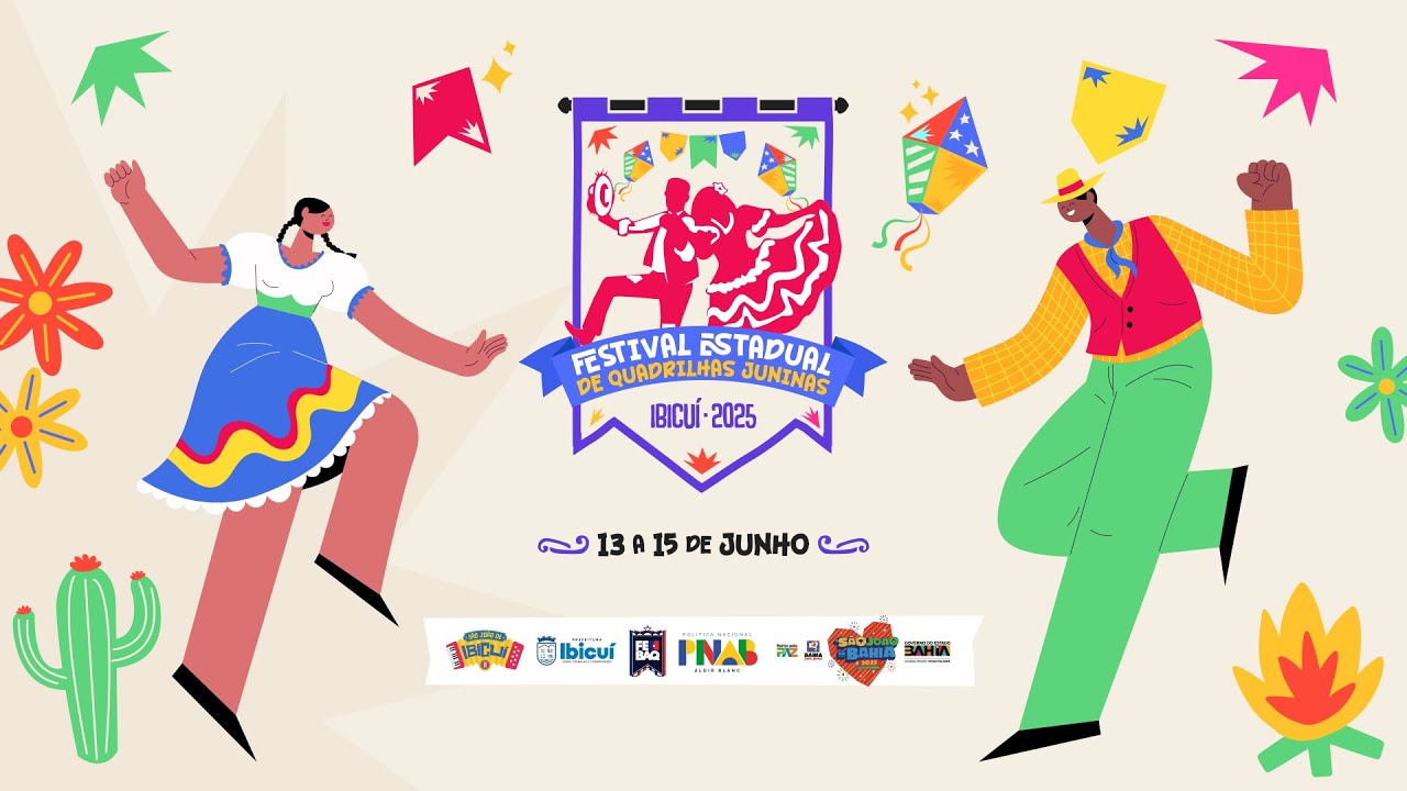 1&ordm; DIA do Festival Estadual de Quadrilhas Juninas 2025 - Ibicu&iacute;/Bahia - 14/06/2025