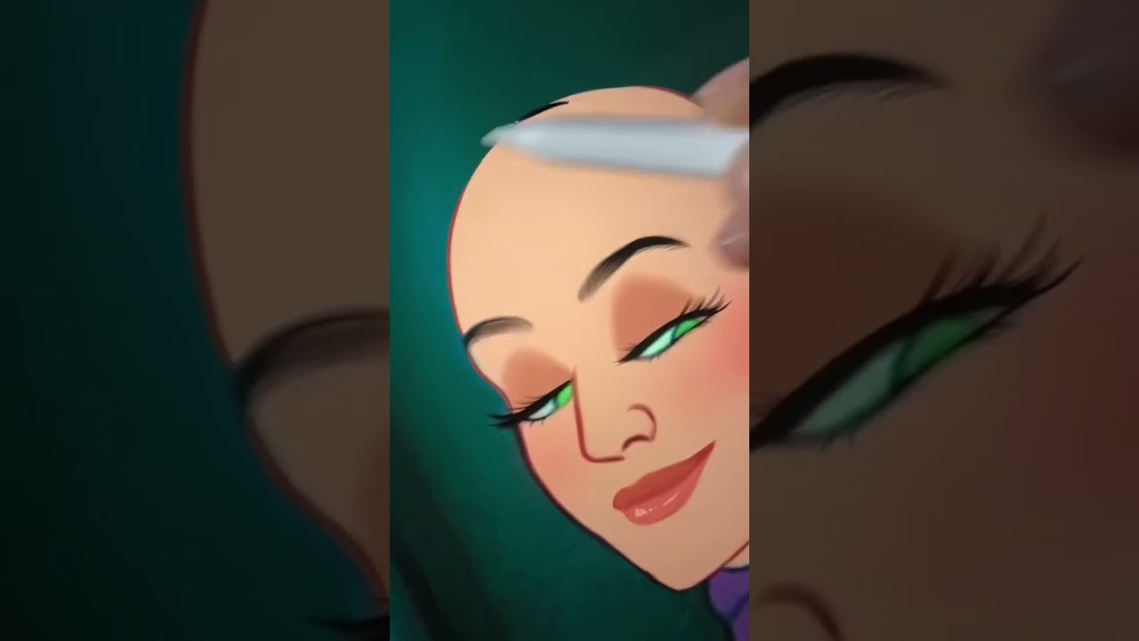 OMG! 😳Lady Tremaine when she was✨YOUNG✨ #disney #digitalart #procreate #art #cinderella #villain