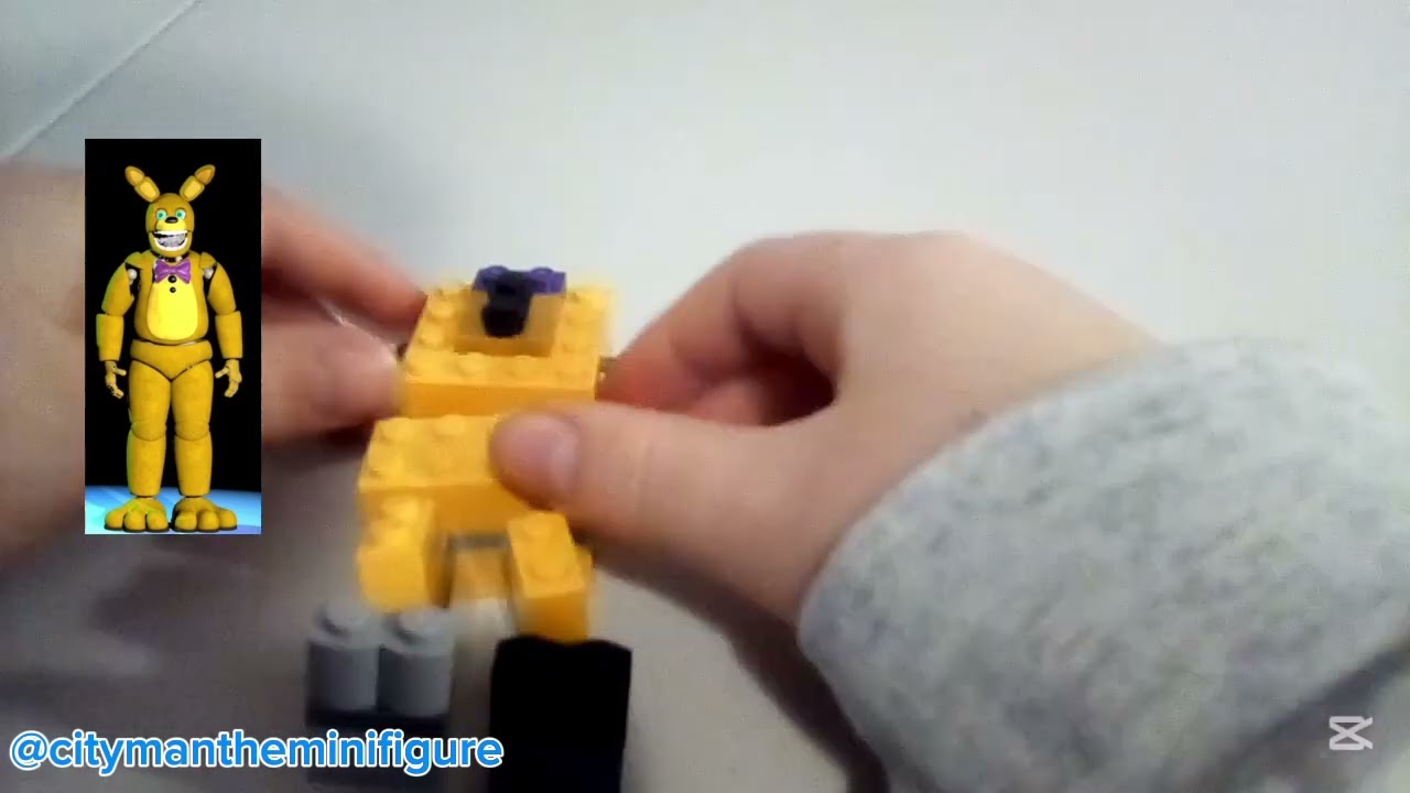 How to build spring Bonnie in lego (my first tutorial)