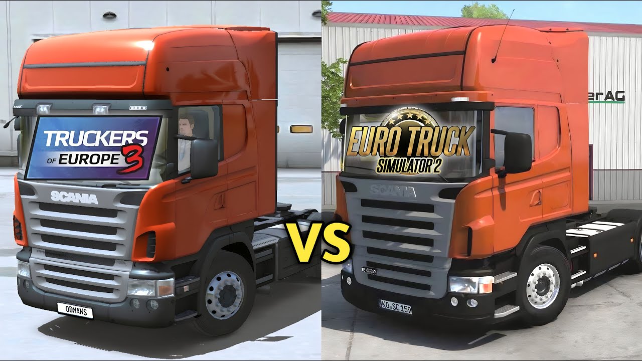 🚚Best Trucks Comparison Between Truckers Of Europe 3 With Euro Truck Simulator 2 | BEST vs BEST