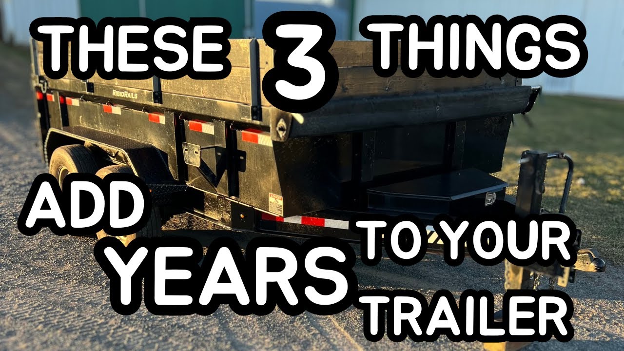 THESE 3 THINGS Will Add YEARS To Your Trailer | Winter Dump Trailer Maintenance