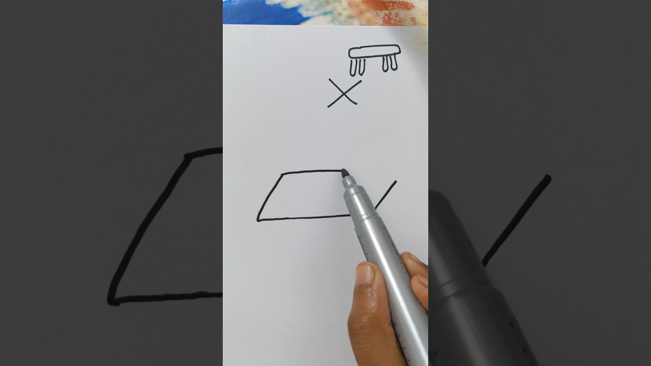 How To Draw Table Step by Step #shorts #shortsfeed