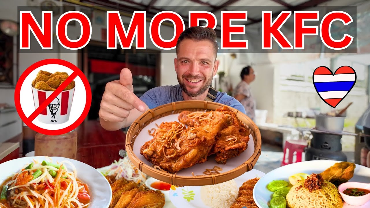 ВЫ НИКОГДА БОЛЬШЕ НЕ БУДЕТЕ ЕСТЬ KFC В ТАИЛАНДЕ! 🇹🇭 Вместо этого ешьте местную тайскую жареную ку...