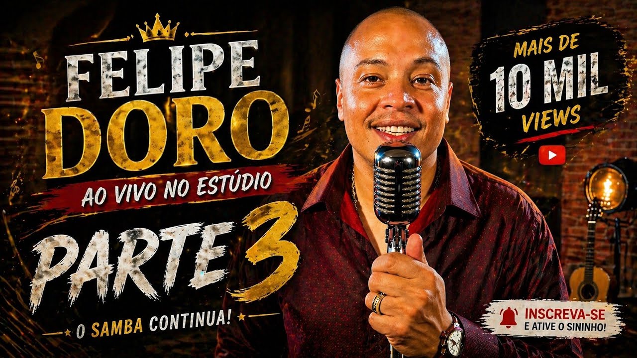 Felipe Doro Ao vivo no estúdio (parte 3) SAMBA 