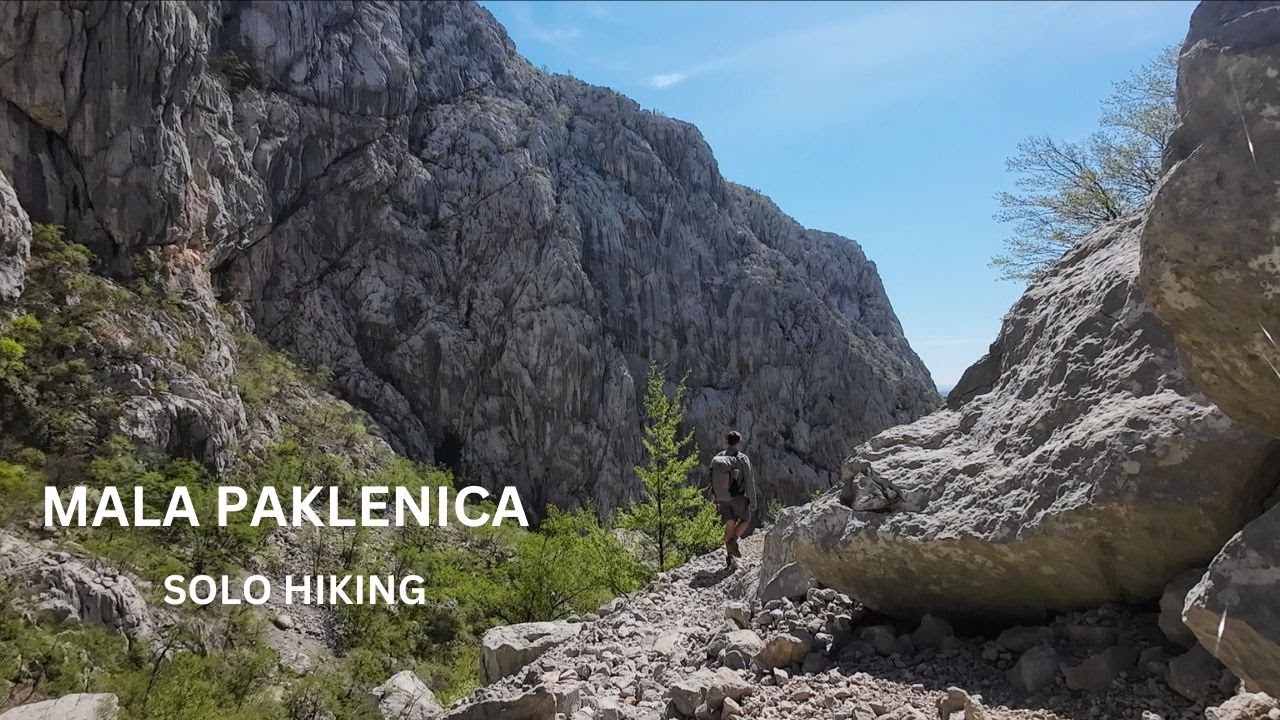 Mala Paklenica canyon | Solo hiking