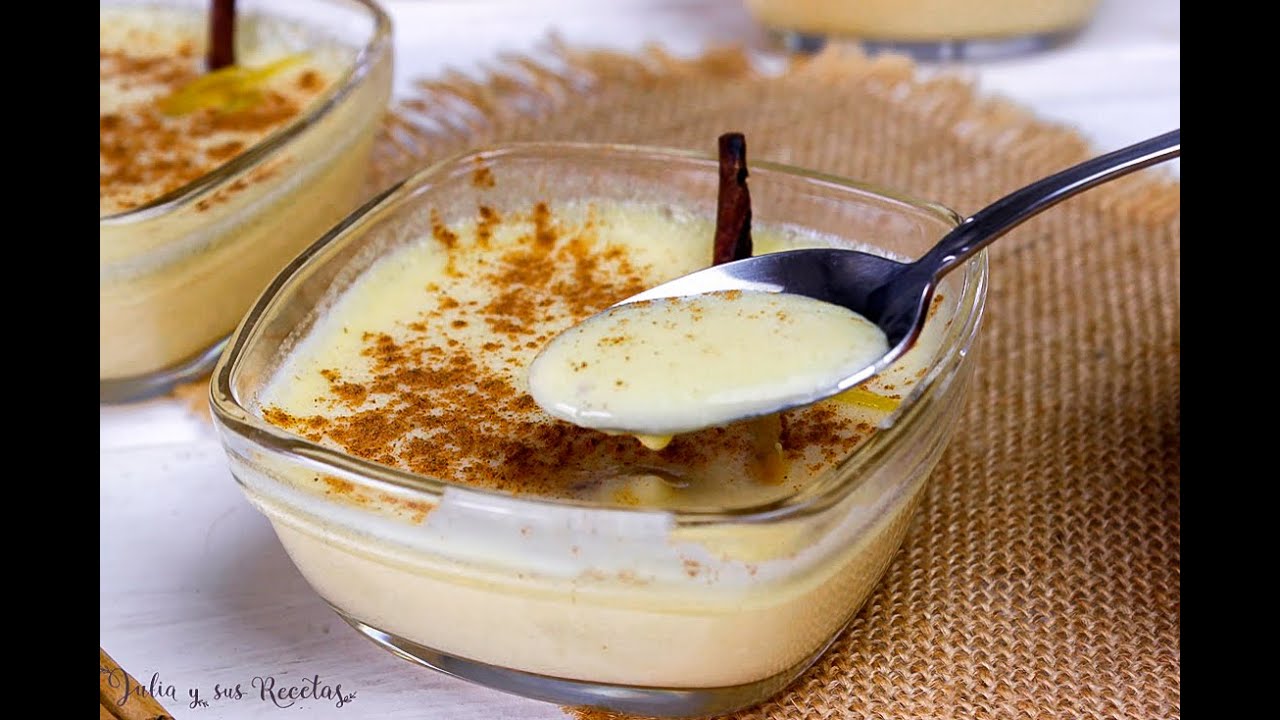 Natillas caseras SIN HARINA👌SIN GLUTEN!!