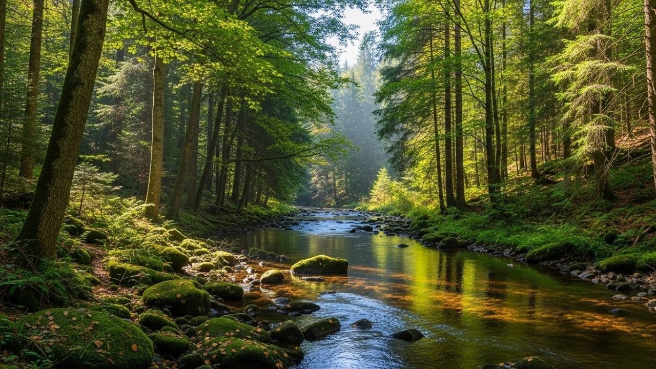 Serene River Water 🌿 Gentle Flowing Ambience for Sleep, Calm, and Meditation #85