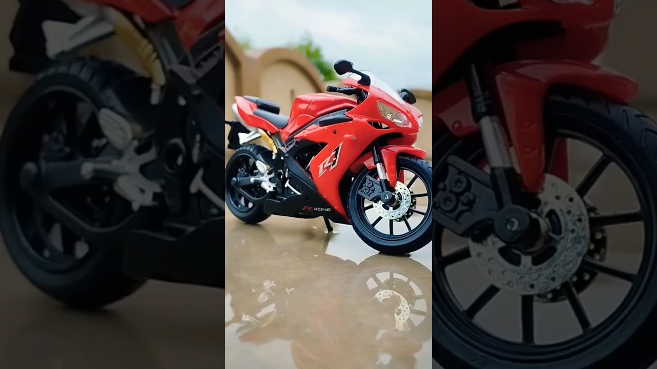 Yamaha YZF R1 stunt Sports Bike Racing Off-roading & Drifting | Unboxing miniature Bike lover #r1
