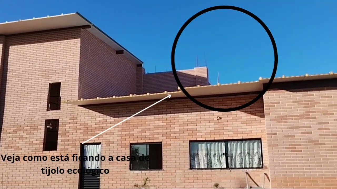 Veja a casa de tijolo ecológico