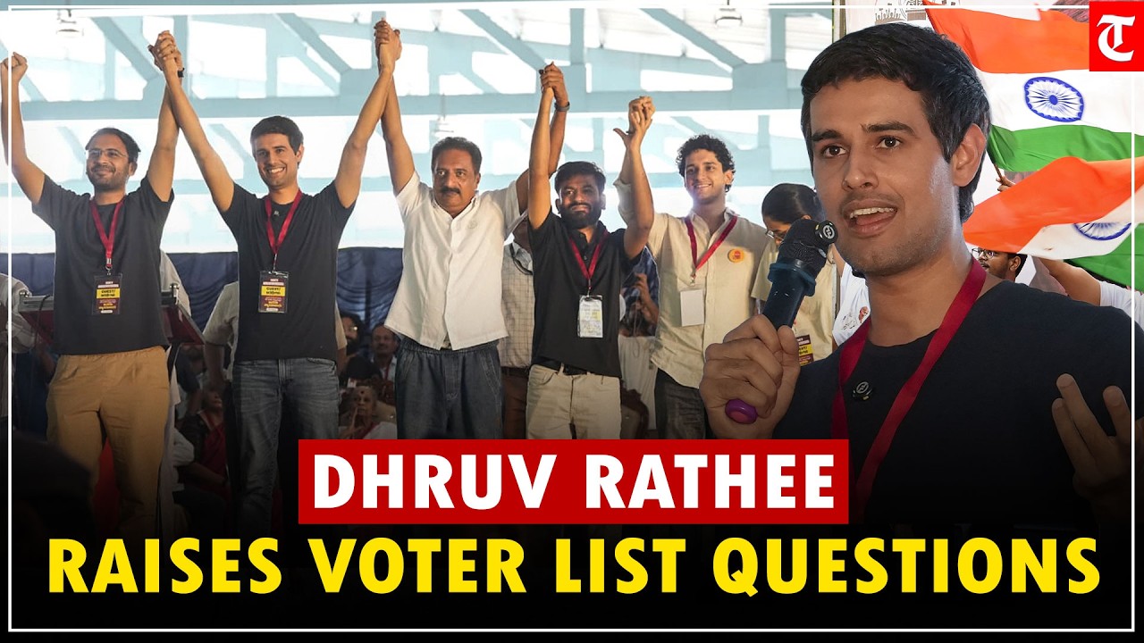 Dhruv Rathee in Bengaluru: Raises Voter List Questions, Demands Election Commission Accountability!!