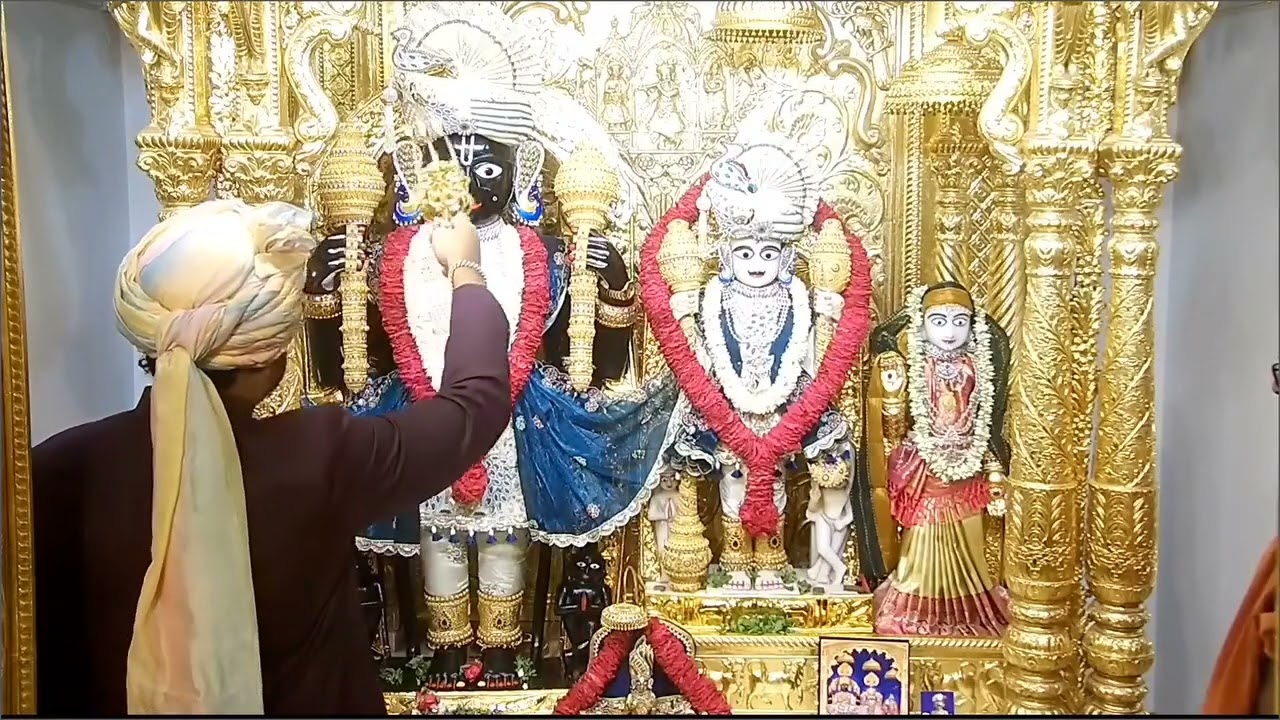 વડતાલ ધામ ના દેવો ના શણગાર આરતી Live દર્શન 🧿 તારીખ:૧૩/૦૩/૨૦૨૬ #viralvideo #youtubeshorts 