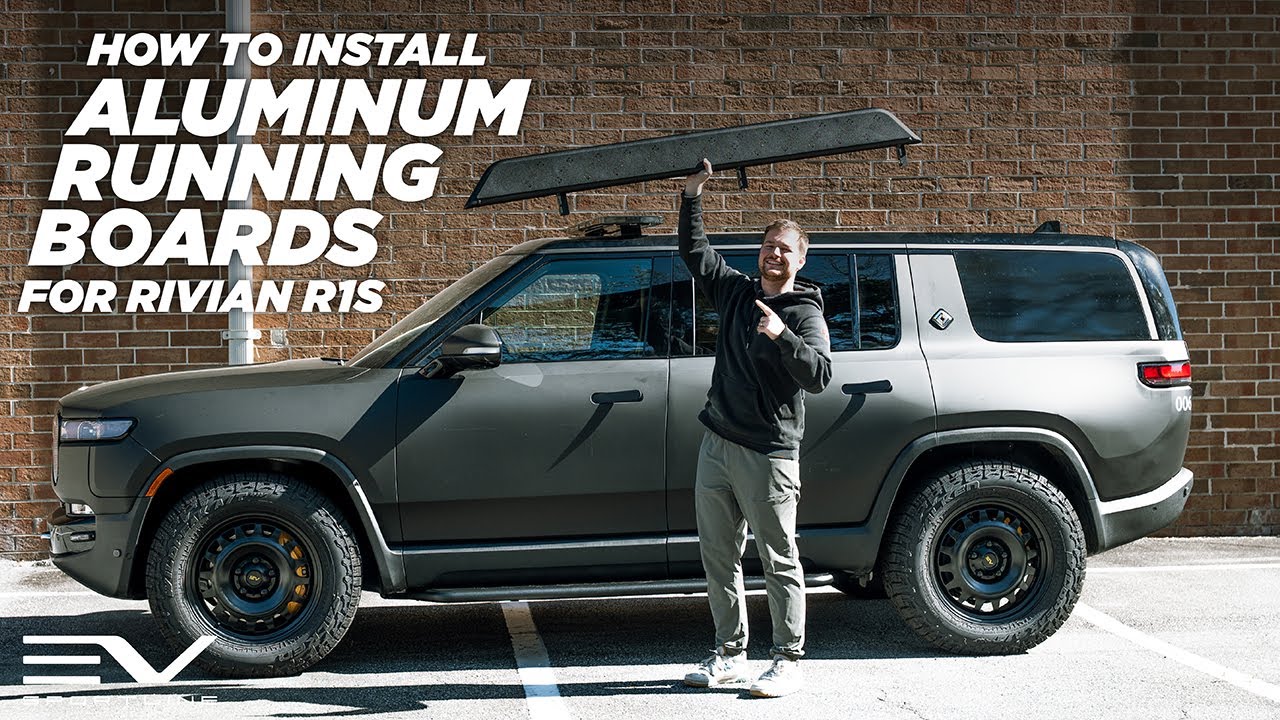 How to Install RMaxx Aluminum Side Step Running Boards for Rivian R1S, DIY Step-by-Step Instructions
