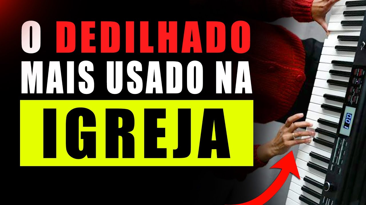 Aprenda esse DEDILHADO no teclado para tocar na igreja, muito lindo!