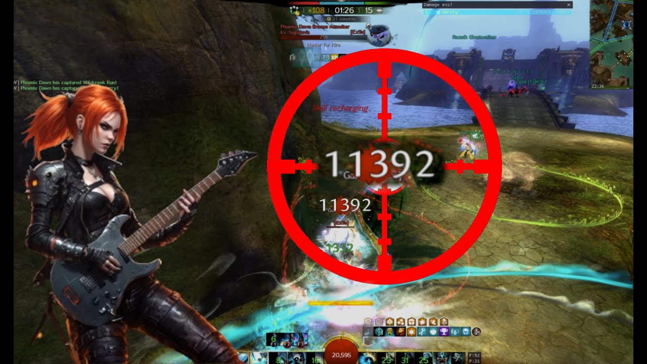 GW2 | WvW | Roaming | Outnumbered | Snipebender Goes Punk (Hammer Willbender) [jinx]