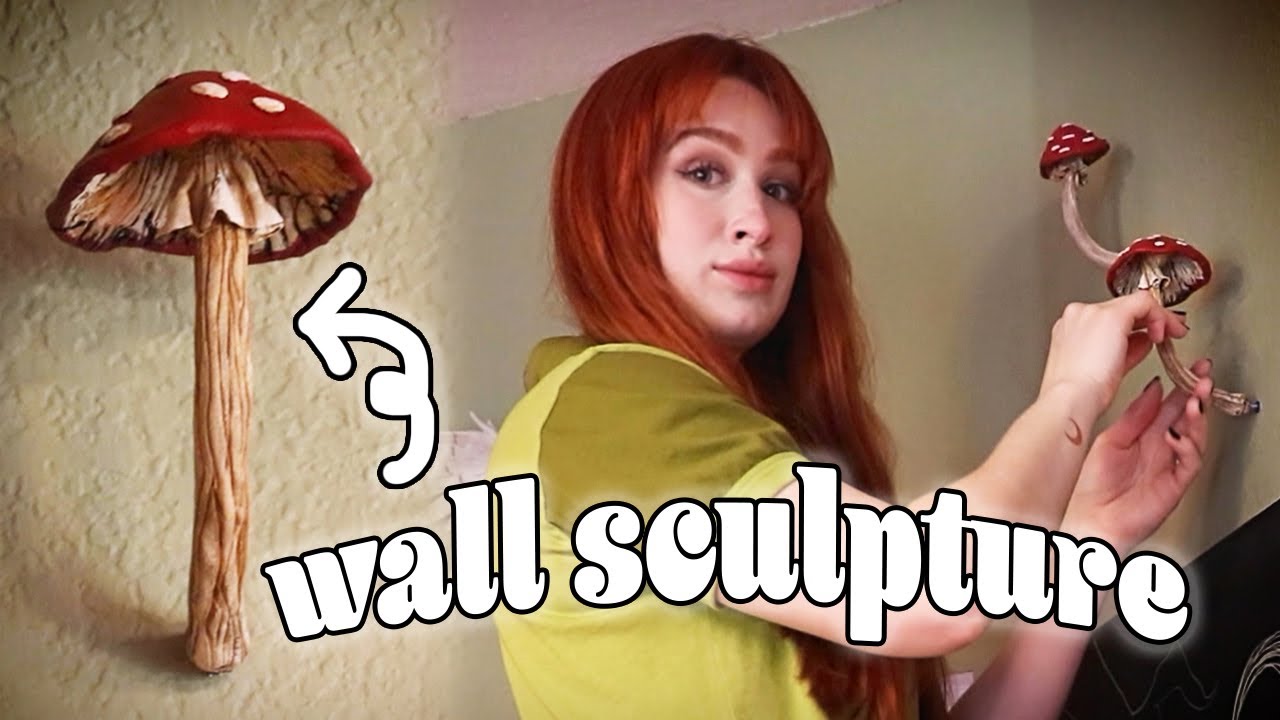 Making Mushroom Wall Sculptures