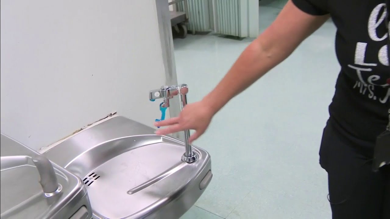 Back to school prep: Forest Hills Elementary gets touchless water fountains, hand sanitizing sta...