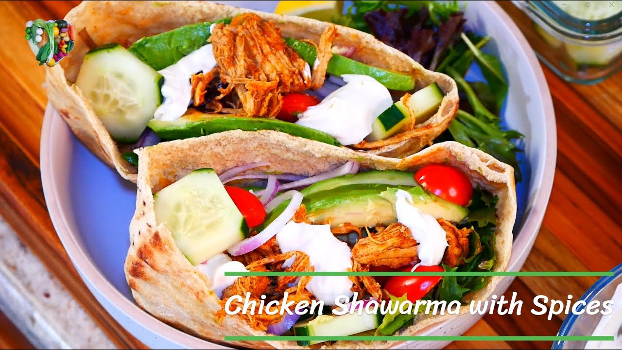 Chicken Shawarma with Spices / Shawarma de Pollo con Especias