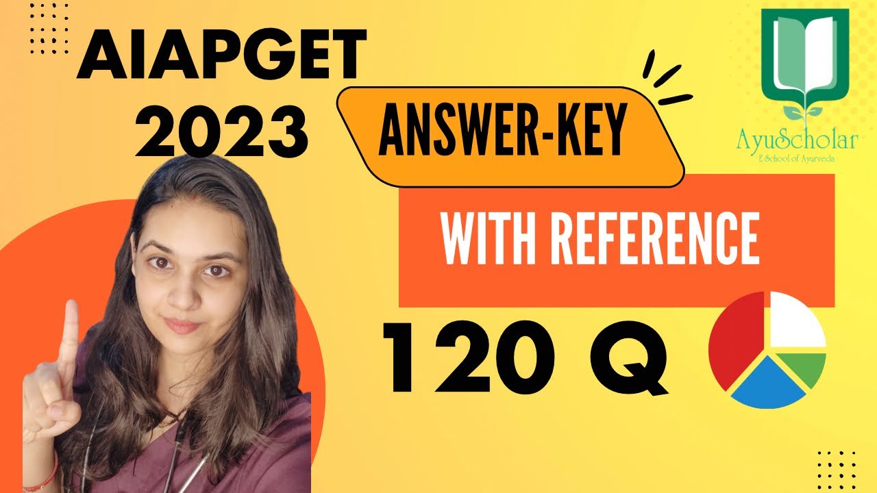 AIAPGET Answer Key -2023 with Refernce#aiapget2023 #aiapget #bams#nta#ayush#ayuscholar#exam#answerke