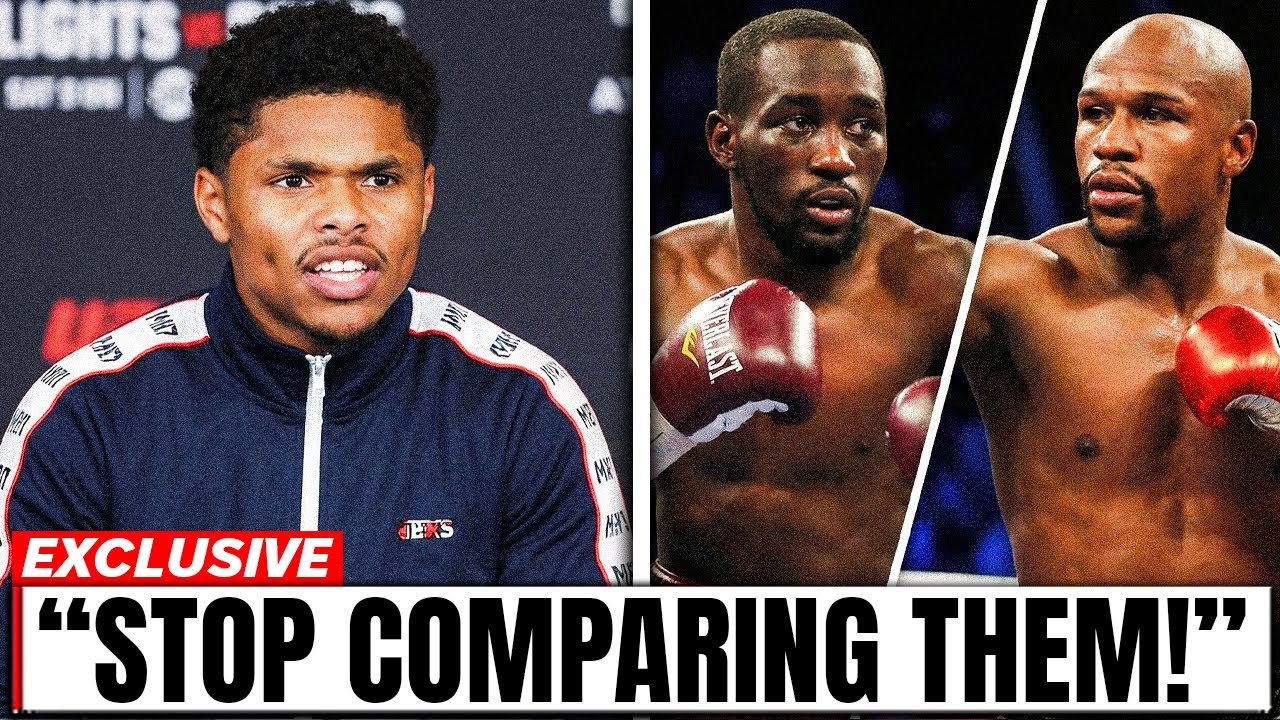 Shakur Stevenson SNAPS At Reporters Comparing Terence Crawford To Floyd Mayweather!