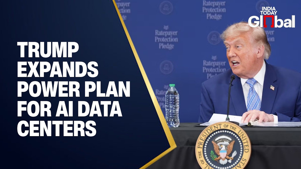 WATCH LIVE: Trump Expands Power Plan for AI Data Centers