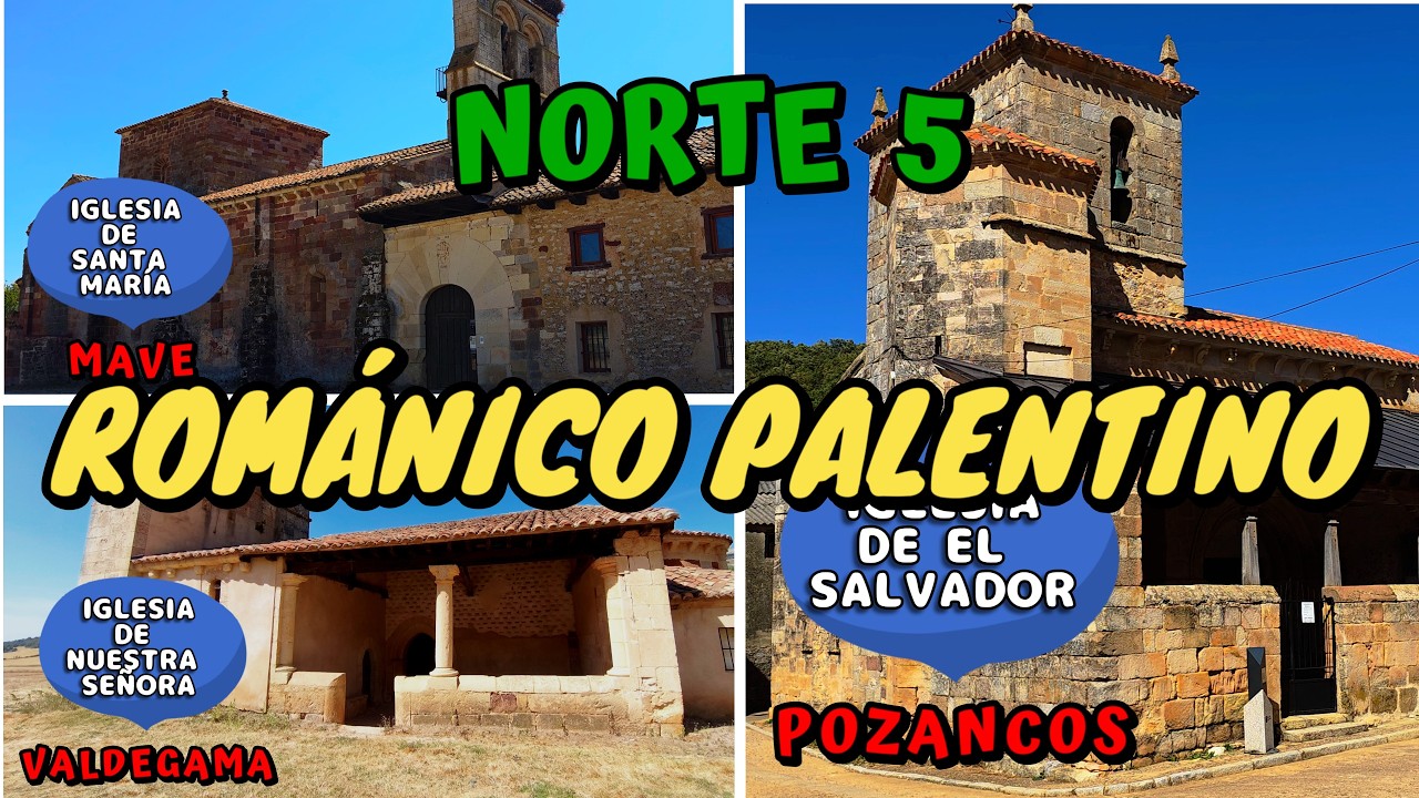 ⛪ RUTA NORTE DEL ROMÁNICO PALENTINO🗺️ Ep.5:  Iglesias de Mave, Valdegama y Pozancos.