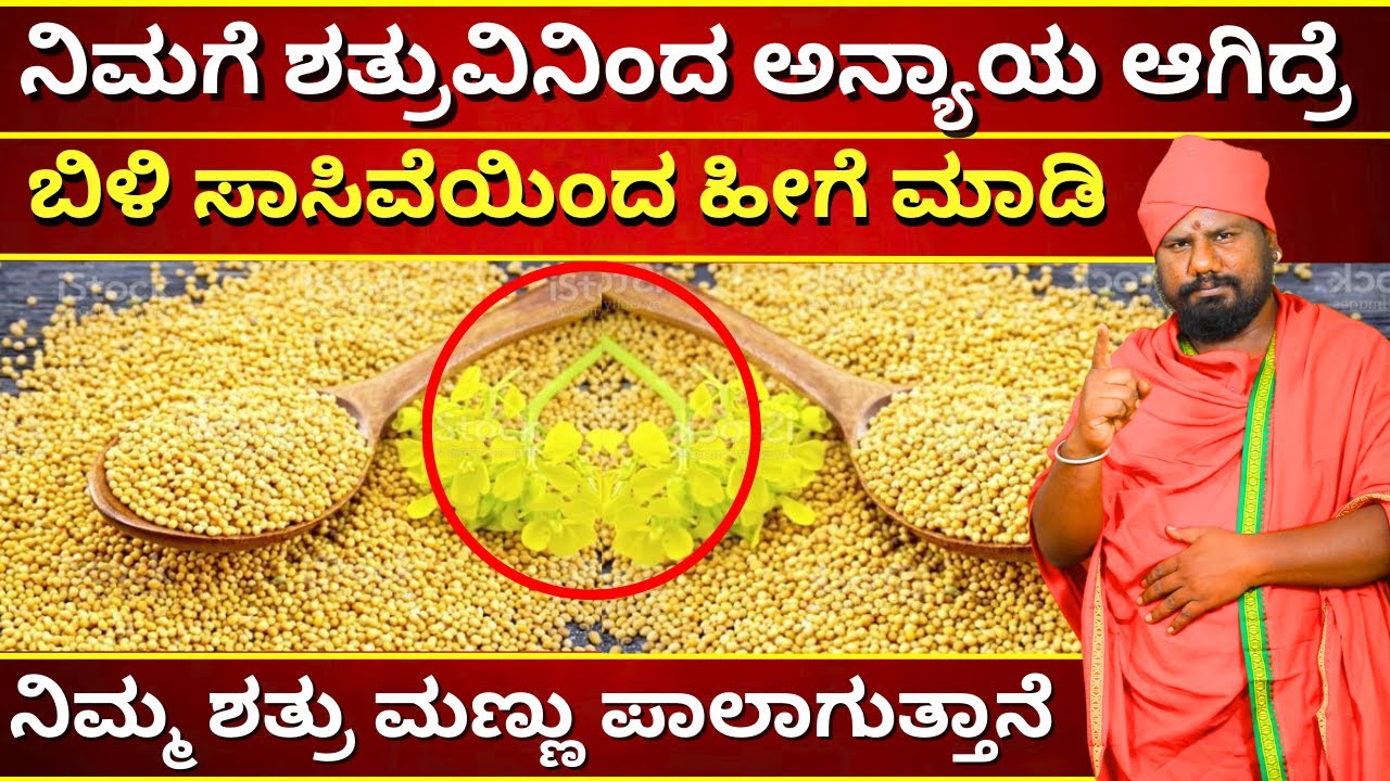 ನಿಮ್ಮ ಶತ್ರು ಮಣ್ಣು ಪಾಲಾಗುತ್ತಾನೆ ಬಿಳಿ ಸಾಸಿವೆಯಿಂದ ಹೀಗೆ ಮಾಡಿ | Giridhar Bhat | Tv Kannada #2025