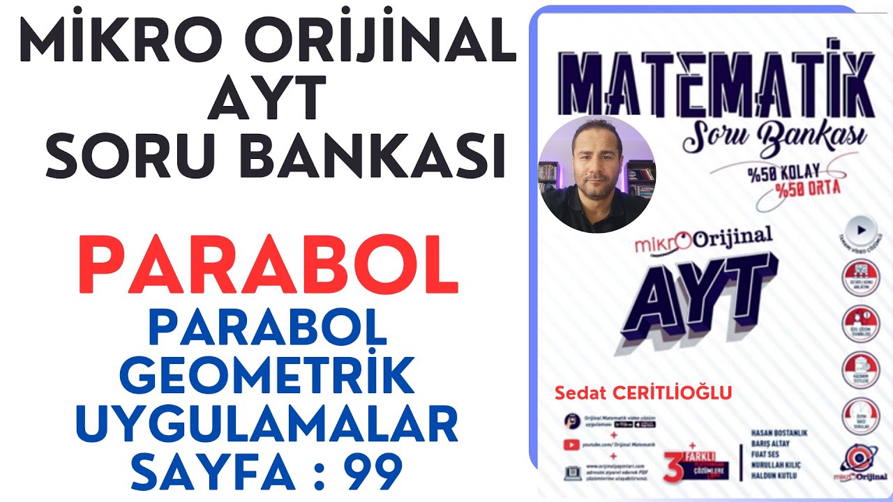 PARABOL | MİKRO AYT SORU BANKASI SYF: 99 | #orijinalmatematik #mikroorijinal #yks2024 #ayt