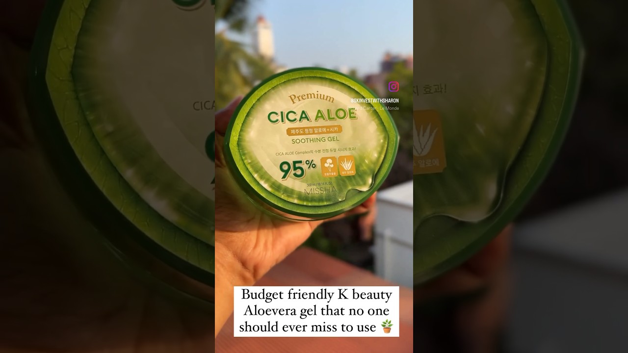 @Missha.official Cica Aloe Soothing Gel ☘️