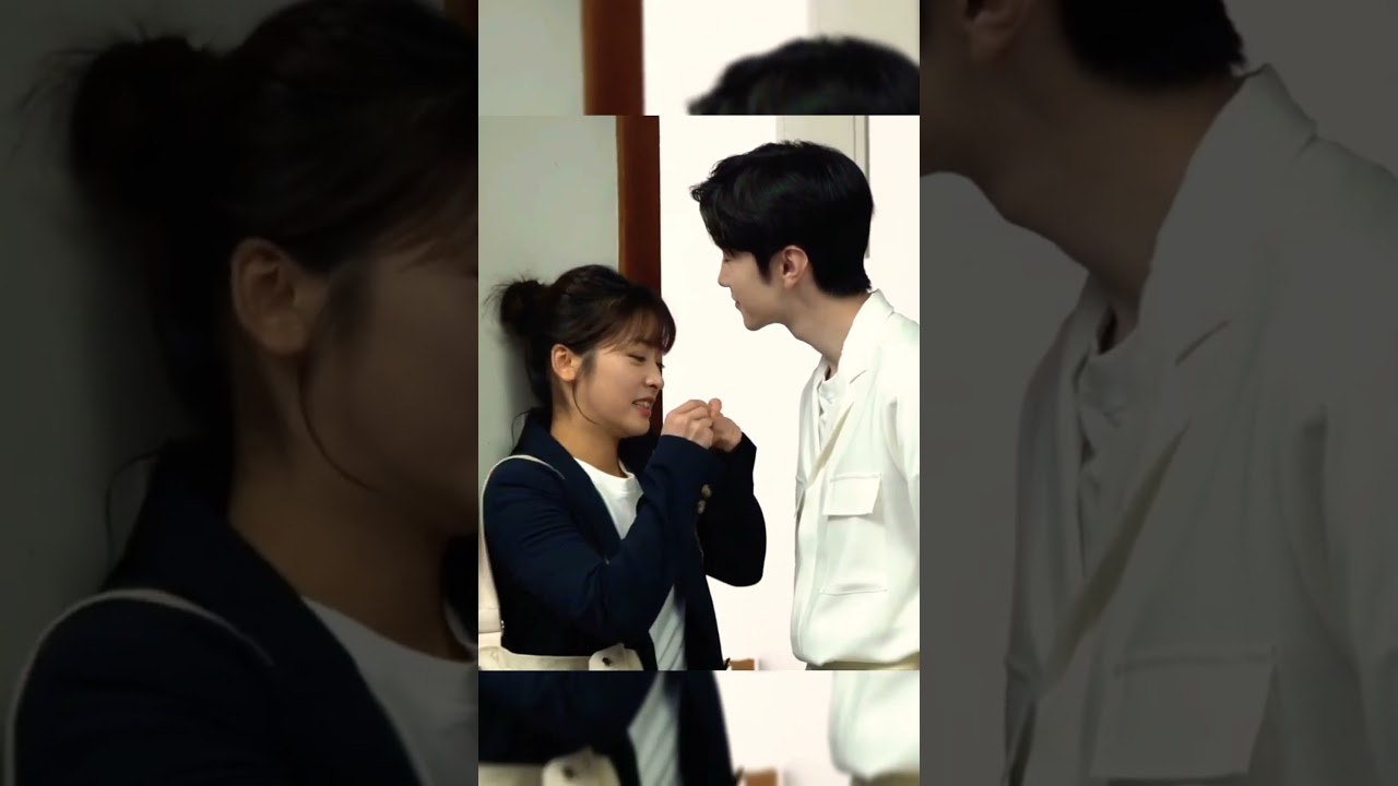 Chen Zheyuan and Shen sweet moments behind the scene. ChenShen Chemistry