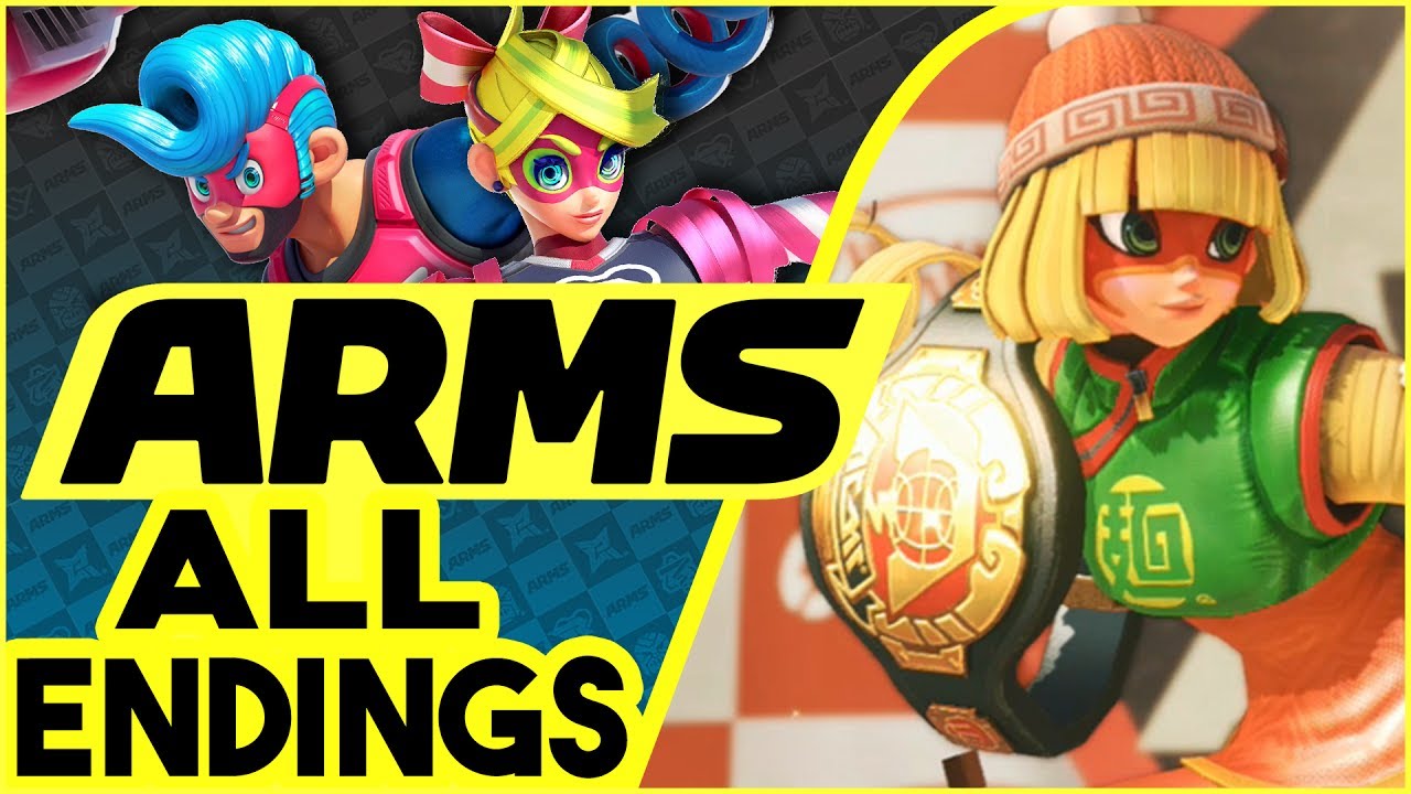 All 10 Character Ending Cutscenes in ARMS on Nintendo Switch!