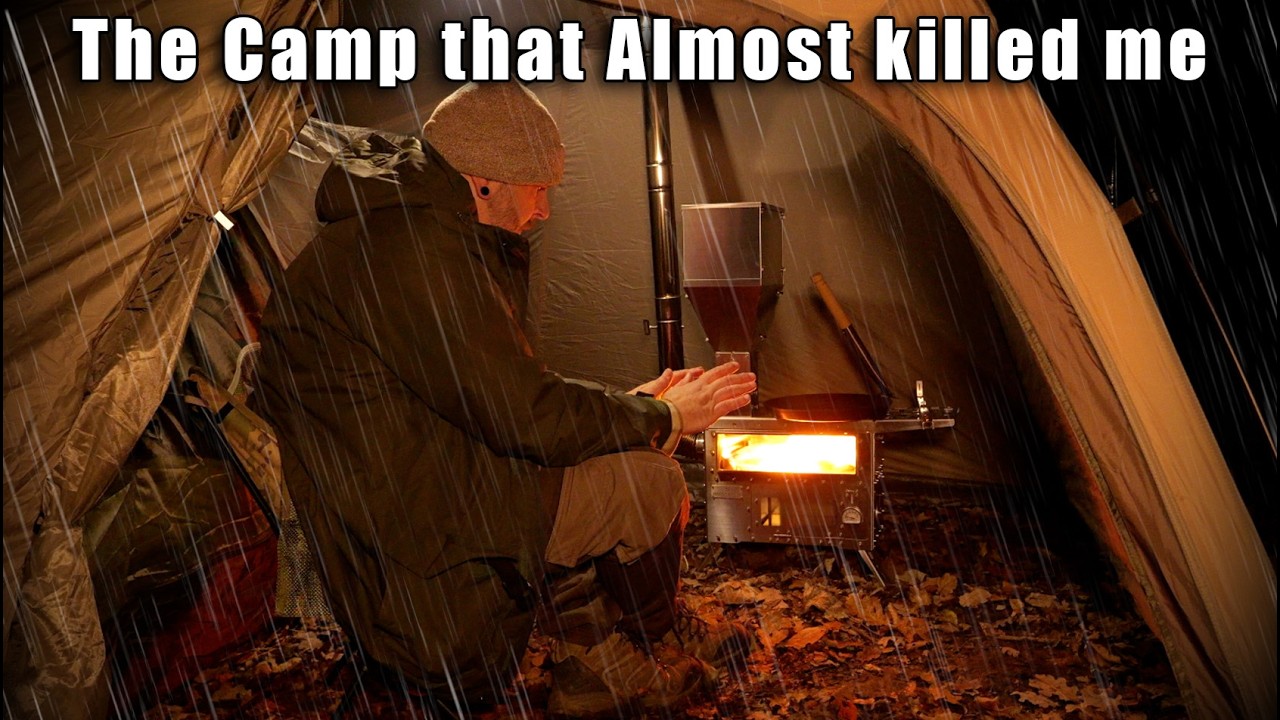 Things go BAD while Hot Tent Camping in the Rain