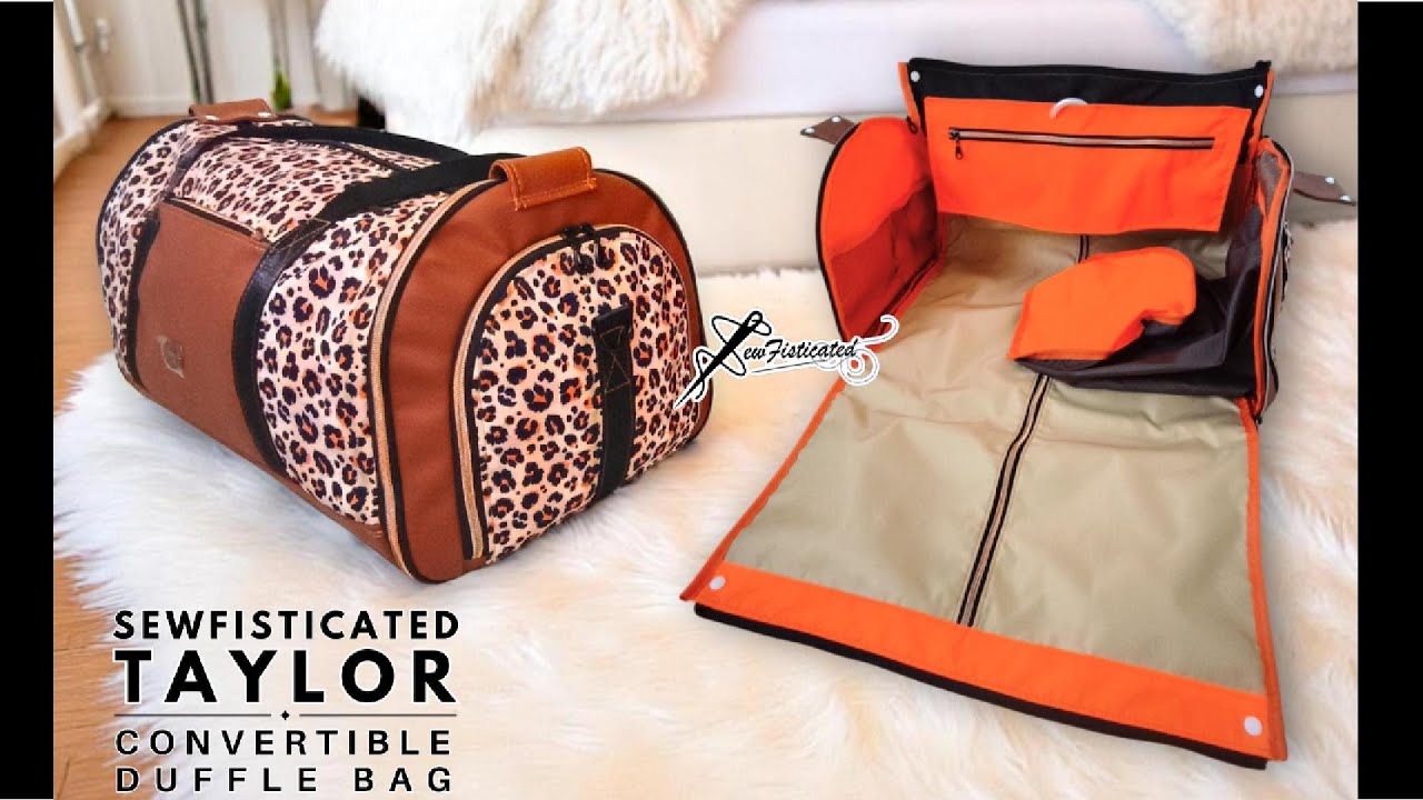 Sewfisticated Taylor Convertible Bag &ndash; Bound Version Tutorial | Garment Bag Sewing Pattern