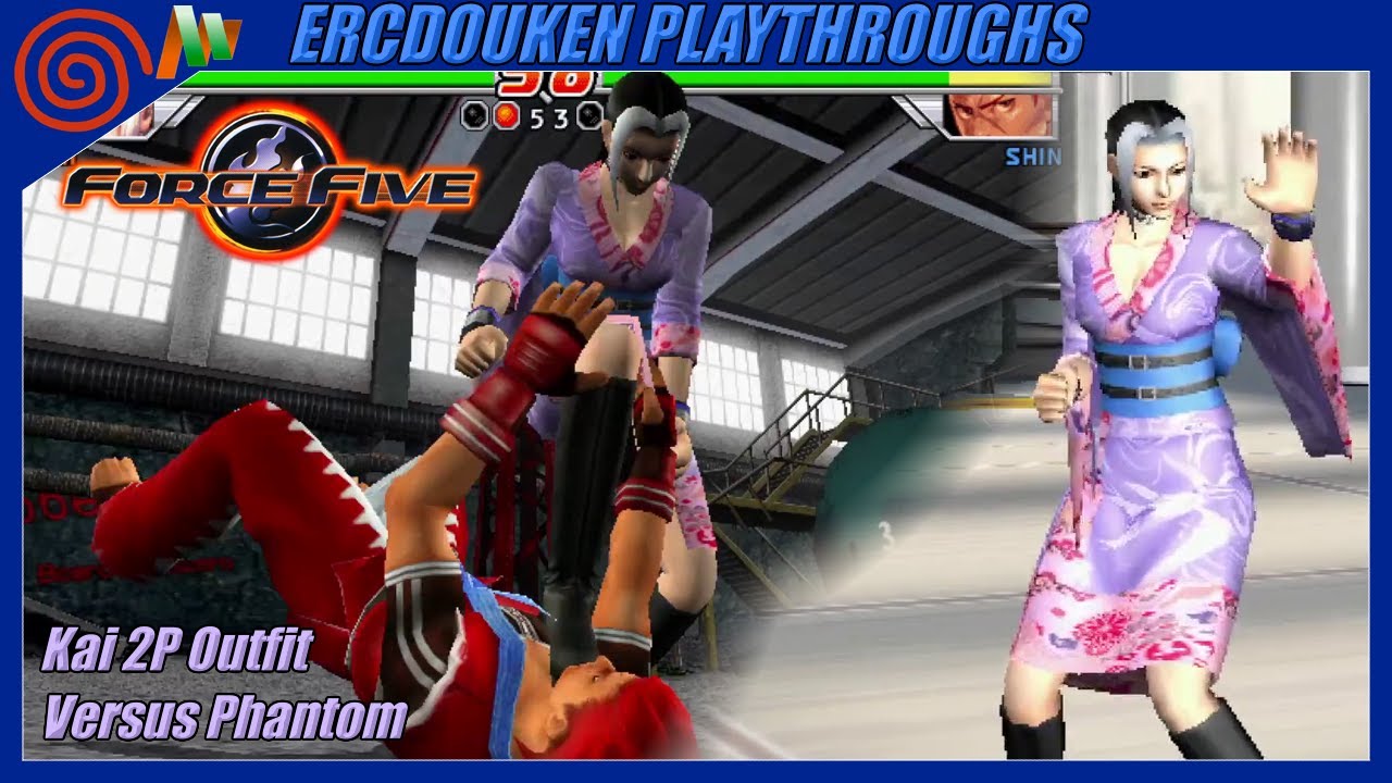 Force Five (Unreleased) [DC Conversion] - Narumi Kai Playthrough (2P Outfit/VS. Phantom)