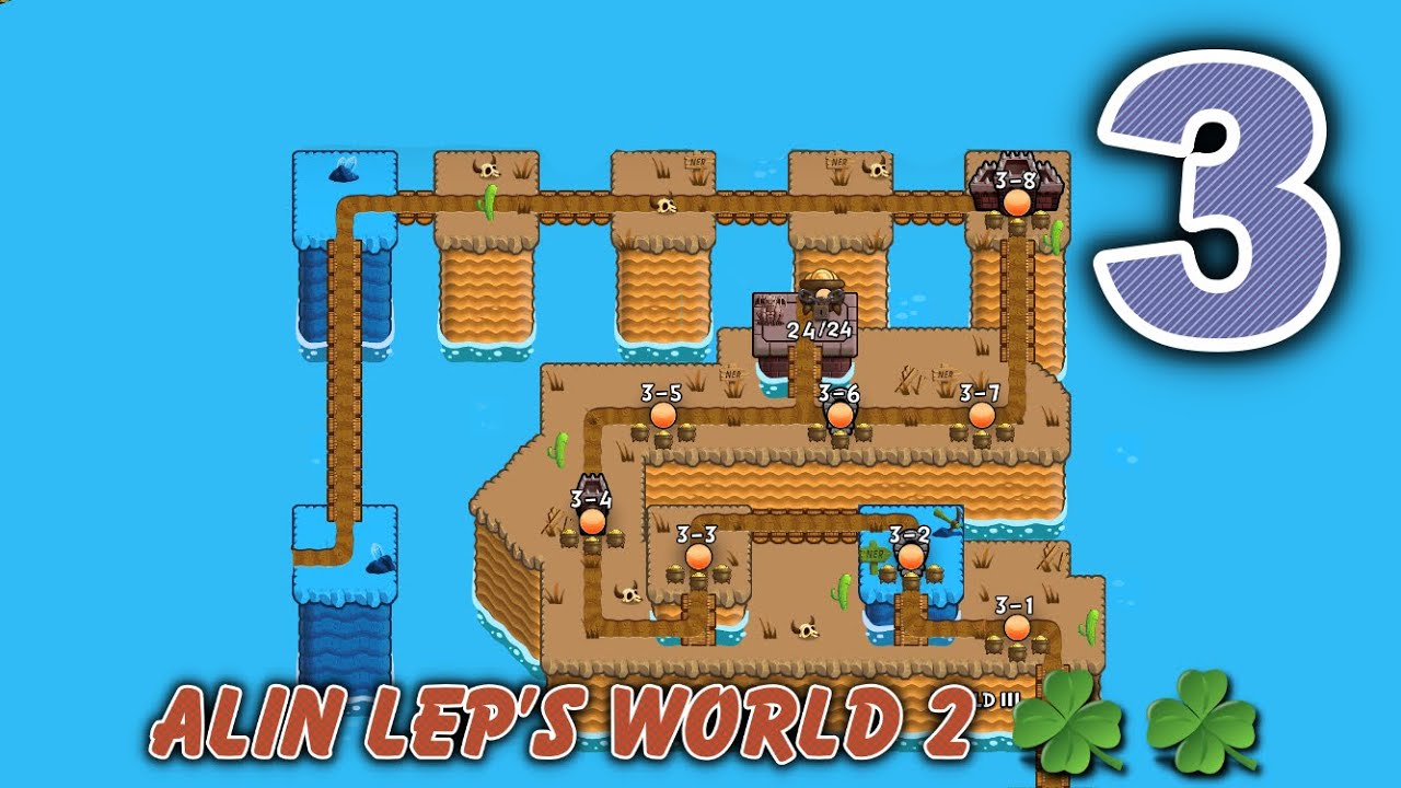Alin Lep’s World 2 ☘️☘️ Part 3 - All Gold