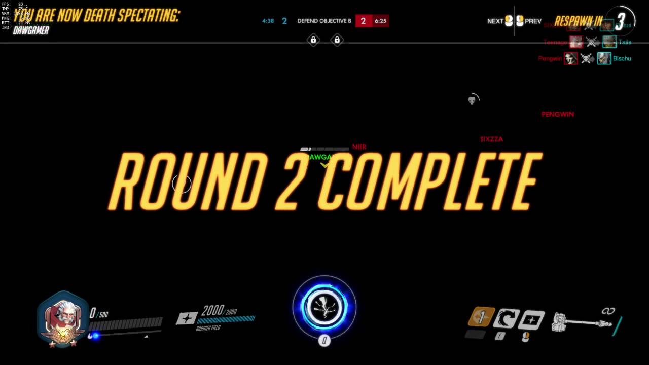 Overwatch High Rank 6 Stack Match
