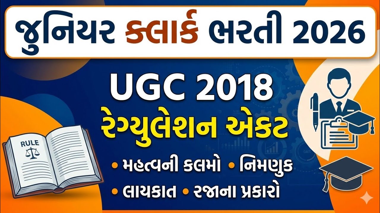 UGC 2018 રેગ્યુલેશન એકટ | UGC 2018 Regulations Act | Gujarat University Mains Exam 2026 
