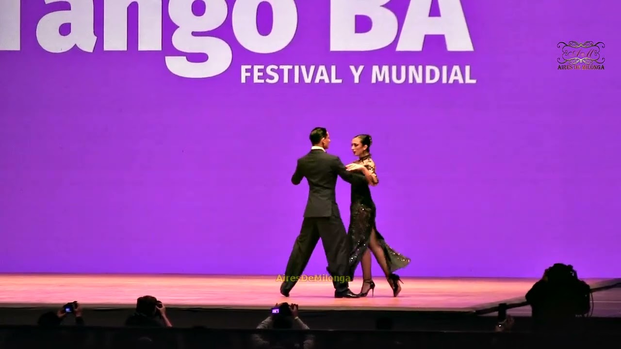Puesto 5 Mundial de Tango 2024 escenario Lautaro Levato, Milagros Quintana #tangoba #tangodance